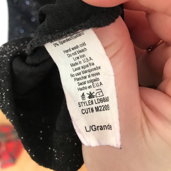 Black/sparkle dress - Picture 5 of 5